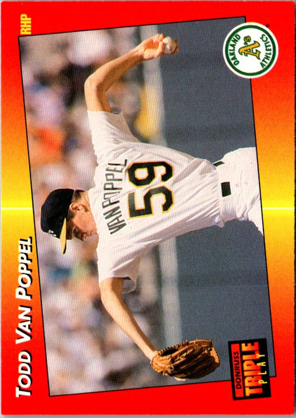 1992 Triple Play Todd Van Poppel #142