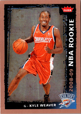 2008 Fleer Kyle Weaver #232 Rookie