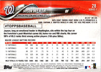 2018 Topps Jayson Werth #28