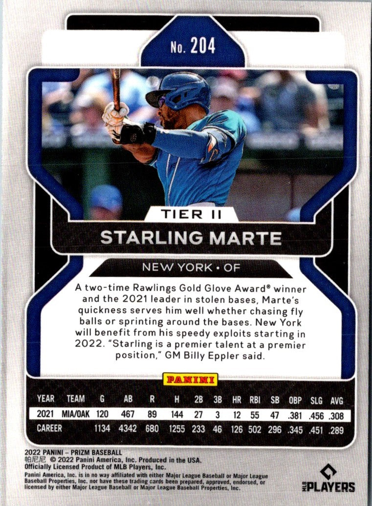 2022 Panini Prizm Starling Marte