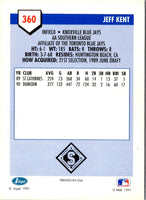 1991 Line Drive AA Jeff Kent #360