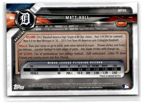 2018 Bowman Prospects Sky Blue Matt Hall #BP80 281/499