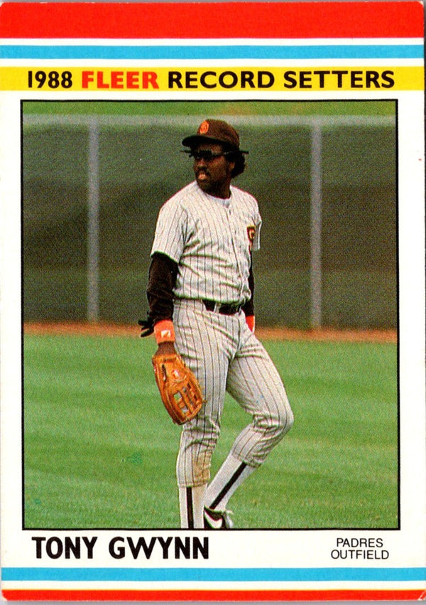 1988 Fleer Baseball MVP's Tony Gwynn #17