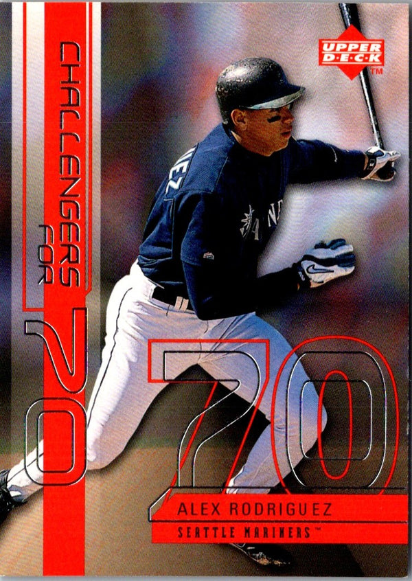 1999 Upper Deck Challengers for 70 Inserts Alex Rodriguez #C4