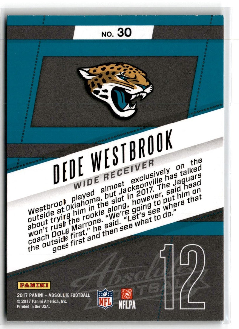 2017 Panini Absolute Rookie Roundup Dede Westbrook
