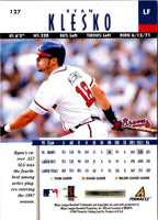 1997 New Pinnacle Ryan Klesko #127
