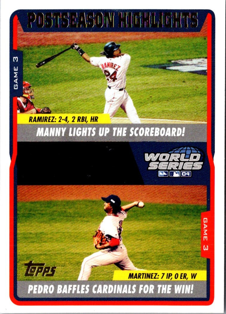 2005 Topps Manny Ramirez/Pedro Martinez