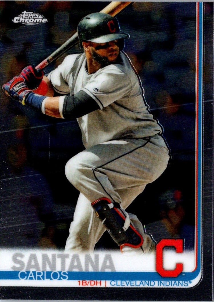 2019 Topps Chrome Carlos Santana