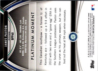 2013 Bowman Platinum Prospects James Paxton #BPP60