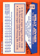 1987 Topps Toys'R'Us Rookies Wally Joyner