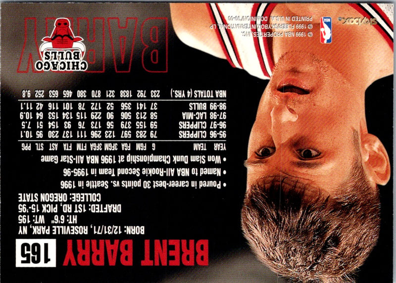 1999 Topps Gallery Brent Barry