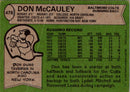 1978 Topps Don McCauley