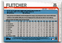 2019 Topps Chrome David Fletcher #181 Rookie