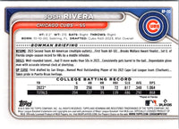 2024 Bowman Prospects Josh Rivera #BP-115