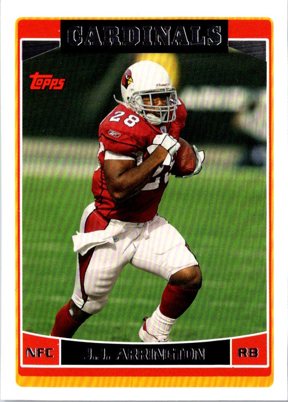 2006 Topps J.J. Arrington #165