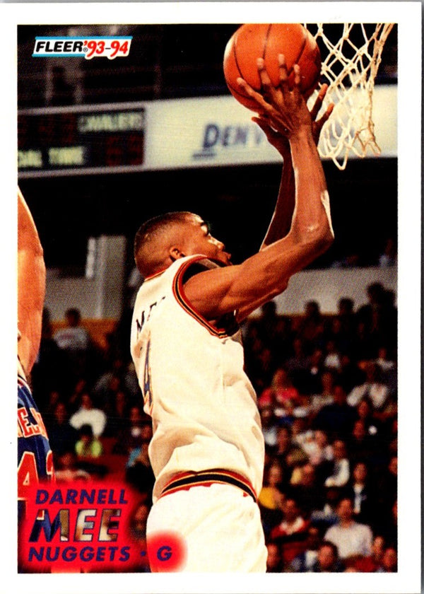 1993 Fleer Darnell Mee #277 Rookie