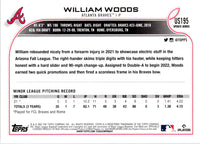 2022 Topps Update William Woods #US195 Rookie