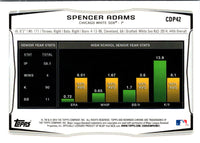 2014 Bowman Draft Picks & Prospects Chrome Spencer Adams #CDP42