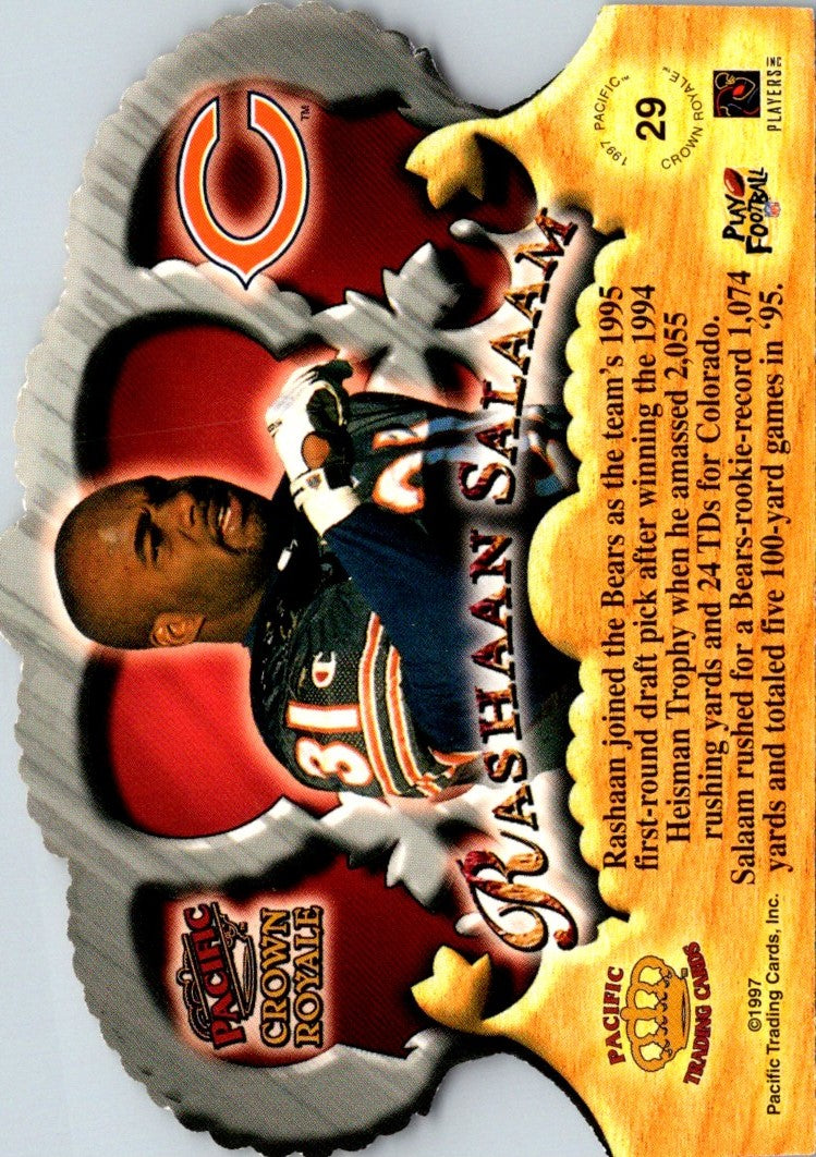 1997 Pacific Crown Royale Rashaan Salaam