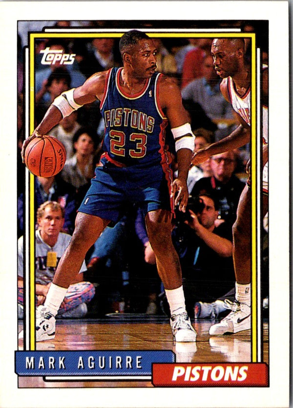 1992 Topps Mark Aguirre #86