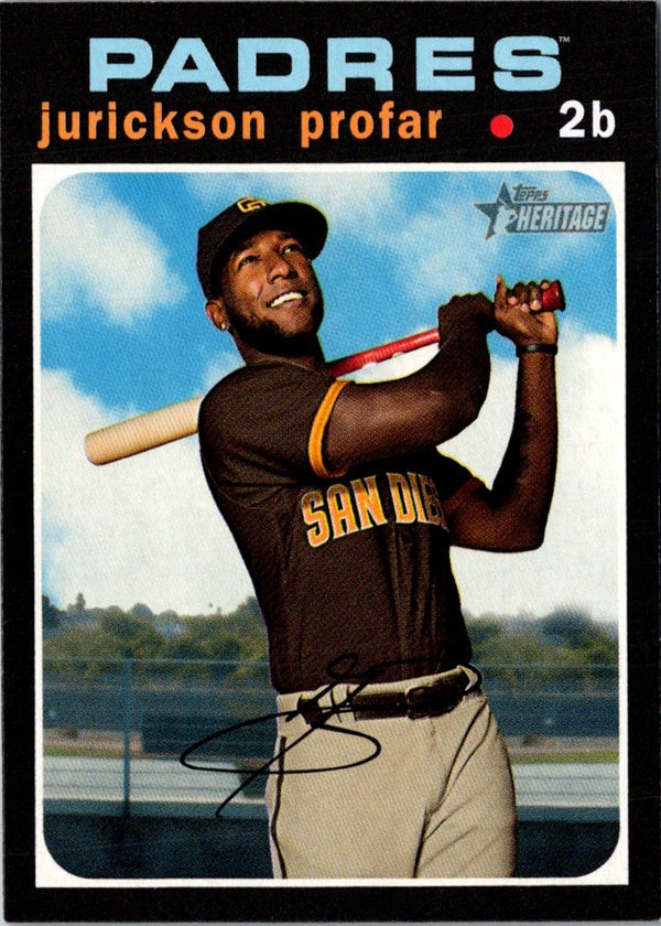 2020 Topps Heritage Jurickson Profar #347