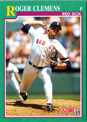 1991 Score Roger Clemens #655