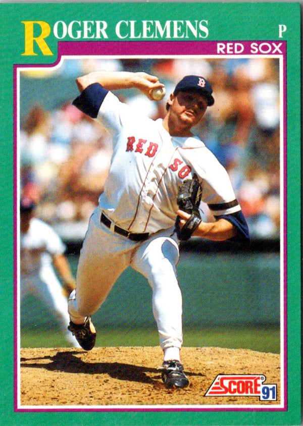 1991 Score Roger Clemens #655