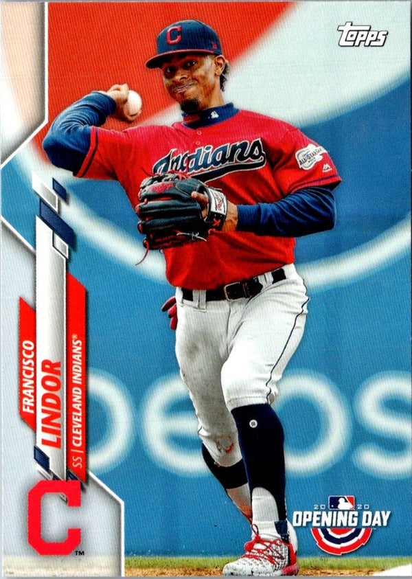 2020 Topps Opening Day Francisco Lindor #48