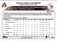 2022 Topps Daulton Varsho #394