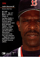 1993 Studio Andre Dawson