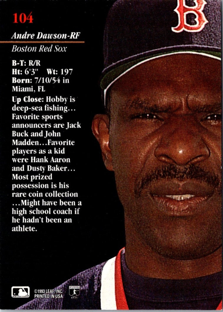 1993 Studio Andre Dawson