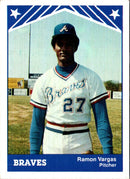 1983 TCMA Anderson Braves Ramon Vargas