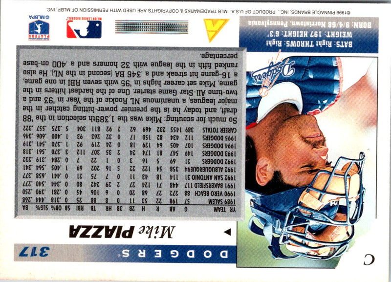 1996 Score Mike Piazza