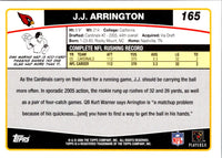 2006 Topps Arizona Cardinals J.J. Arrington #ARI1