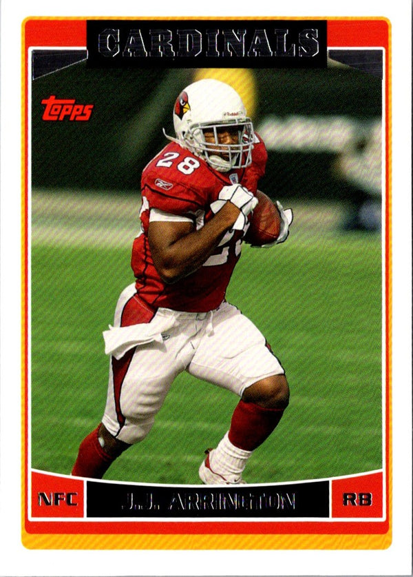 2006 Topps Arizona Cardinals J.J. Arrington #ARI1