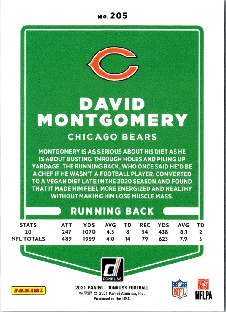 2021 Donruss David Montgomery