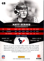 2011 Panini Gridiron Gear Matt Schaub #49