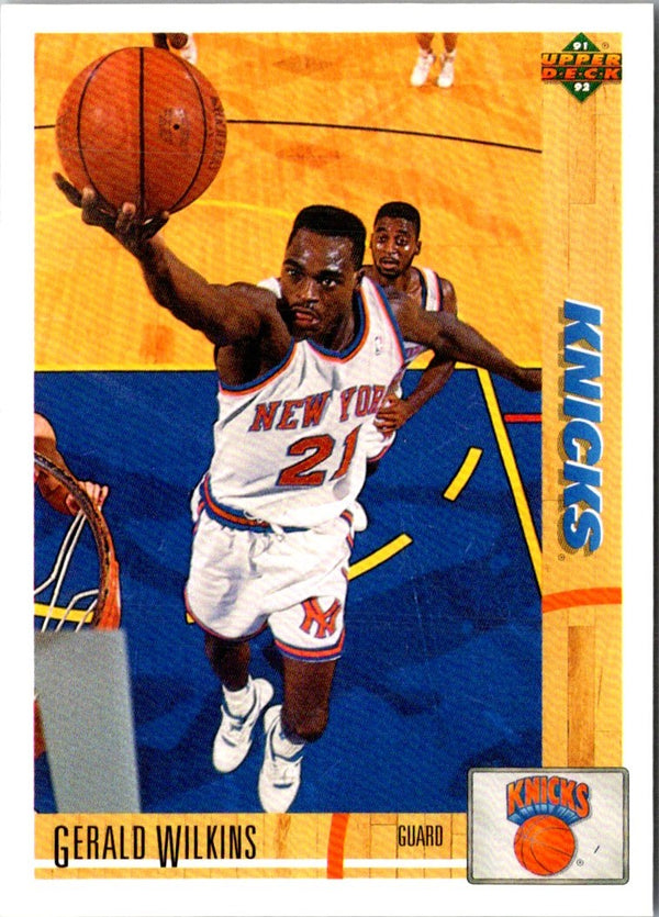 1991 Upper Deck Gerald Wilkins #234