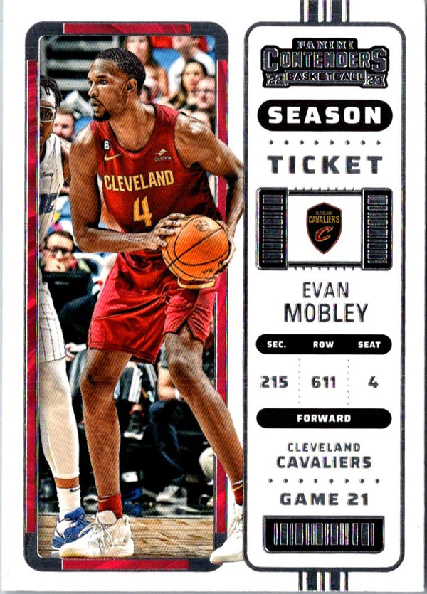 2022 Panini Contenders Season Ticket Evan Mobley #47