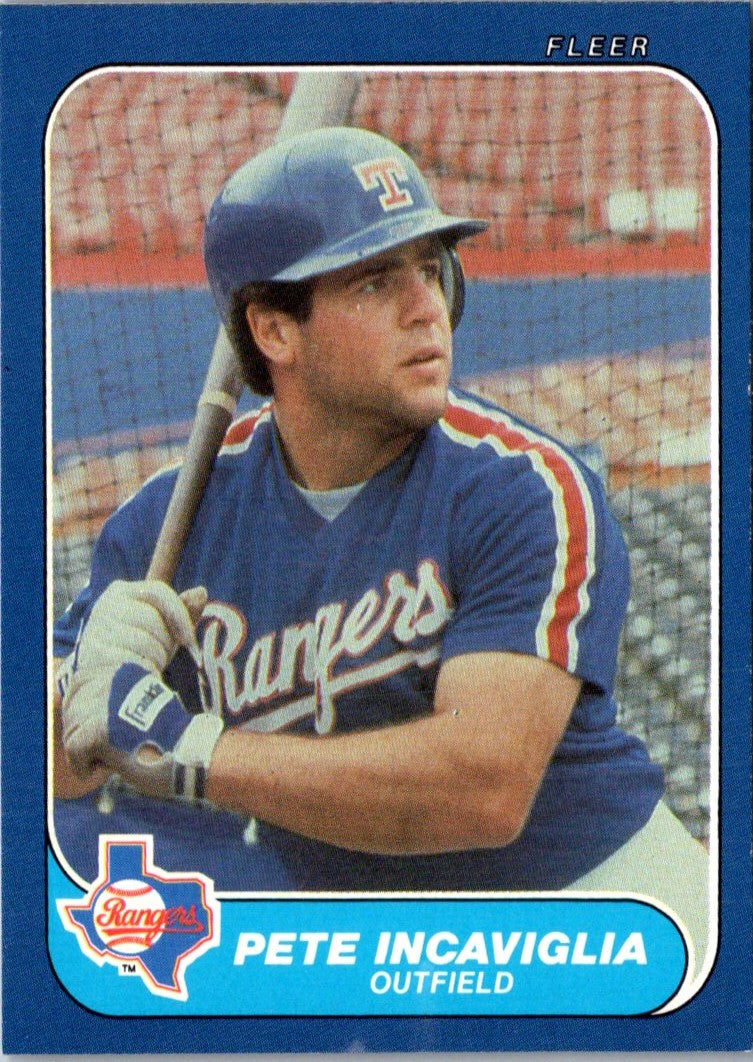 1986 Fleer Update Pete Incaviglia
