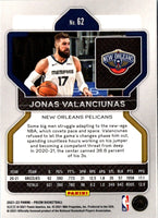 2021 Panini Prizm Blue Jonas Valanciunas #62