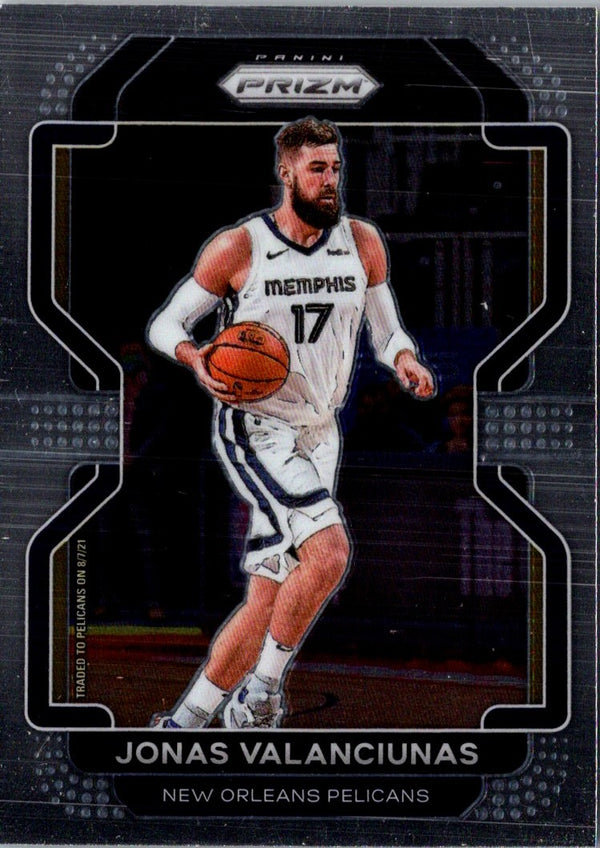 2021 Panini Prizm Blue Jonas Valanciunas #62