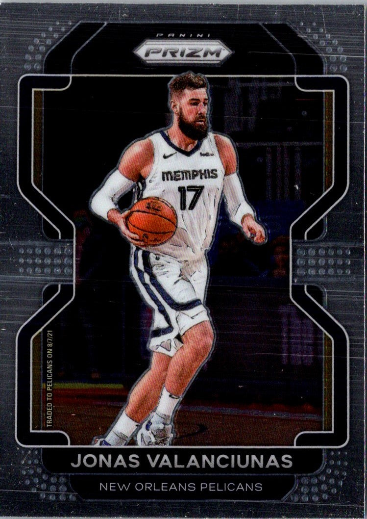 2021 Panini Prizm Blue Jonas Valanciunas