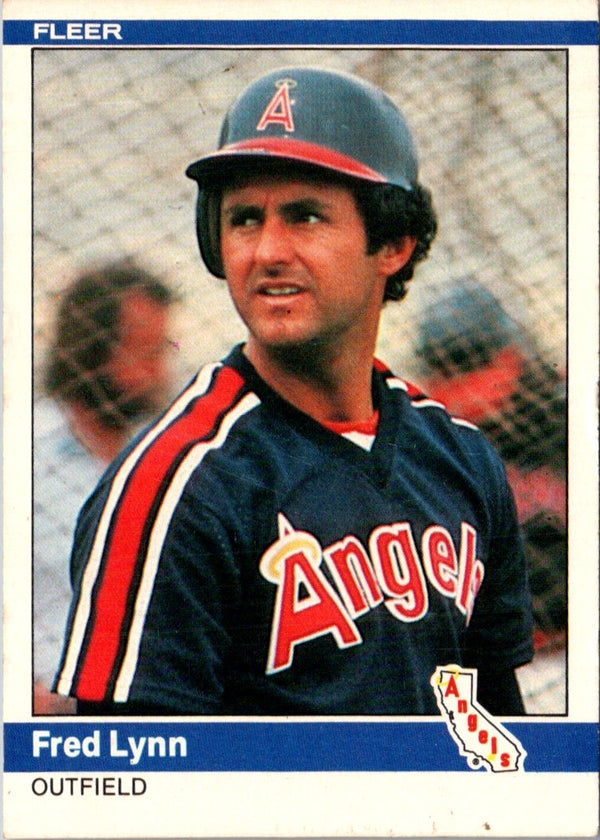 1984 Fleer Fred Lynn #525