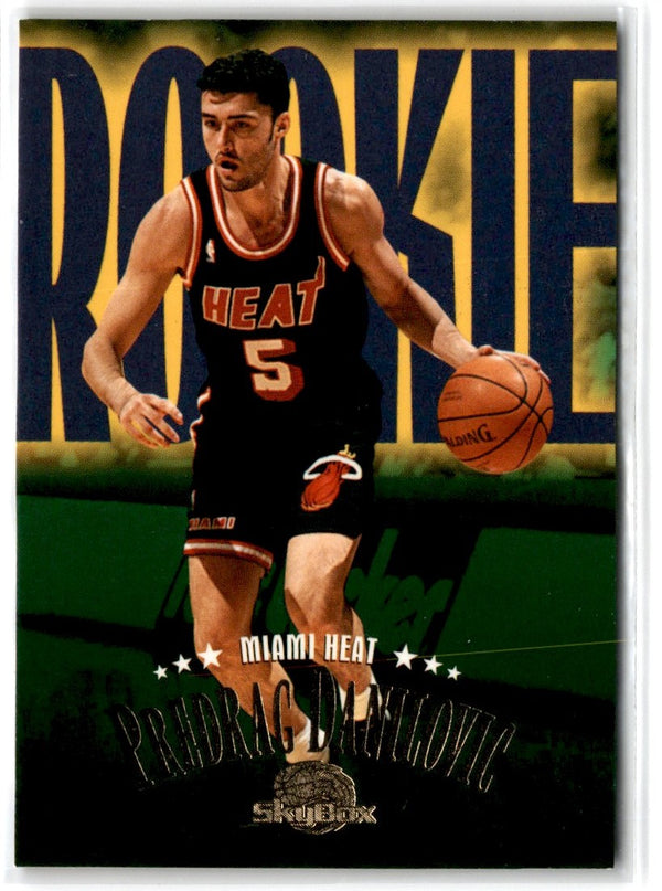 1996 SkyBox Premium NBA Pick-Up Game Sweepstakes Stickers Miami Heat #14