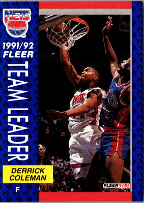 1991 Fleer Derrick Coleman #388