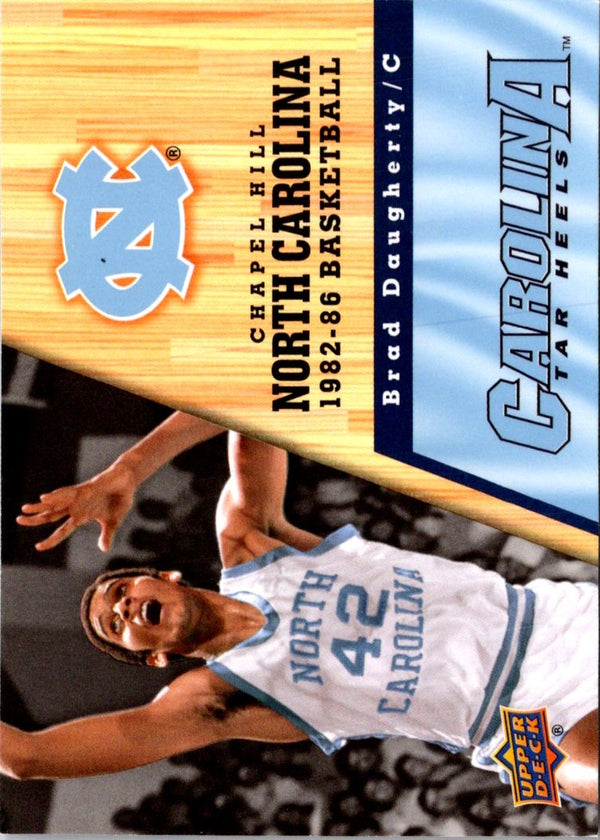 2010 Upper Deck North Carolina Brad Daugherty #45