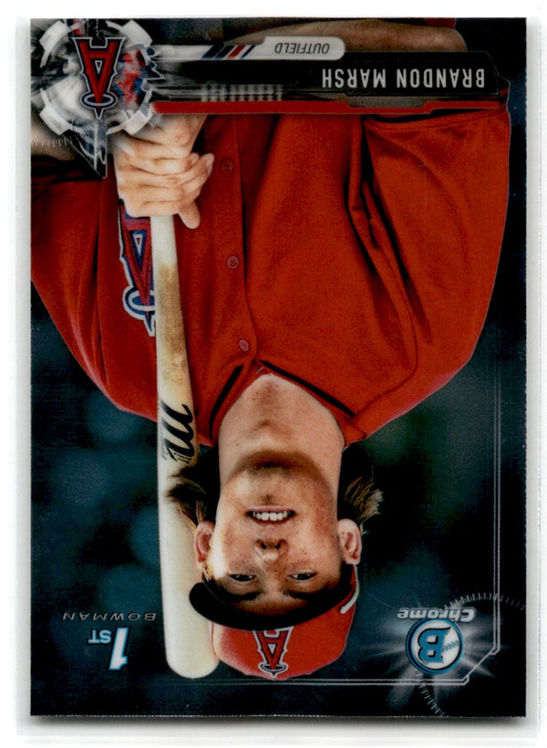 2018 Topps Bowman Holiday Brandon Marsh #TH-BM