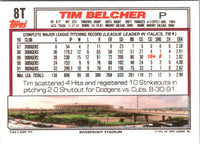 1992 Topps Traded Tim Belcher #8T