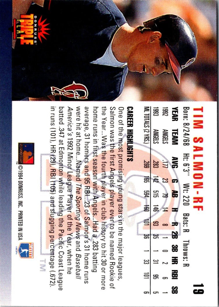1994 Triple Play Tim Salmon